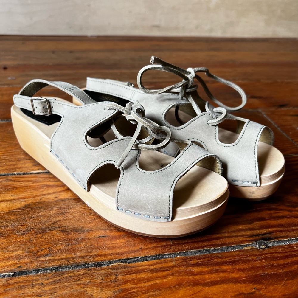 Swedish Hasbeens Lace-up Sandal 39